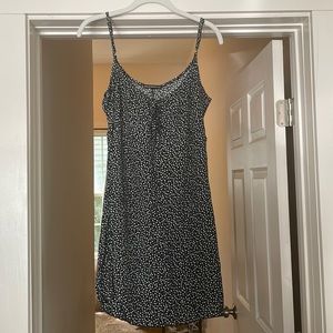 Brandy Melville - blue spaghetti strap floral dress